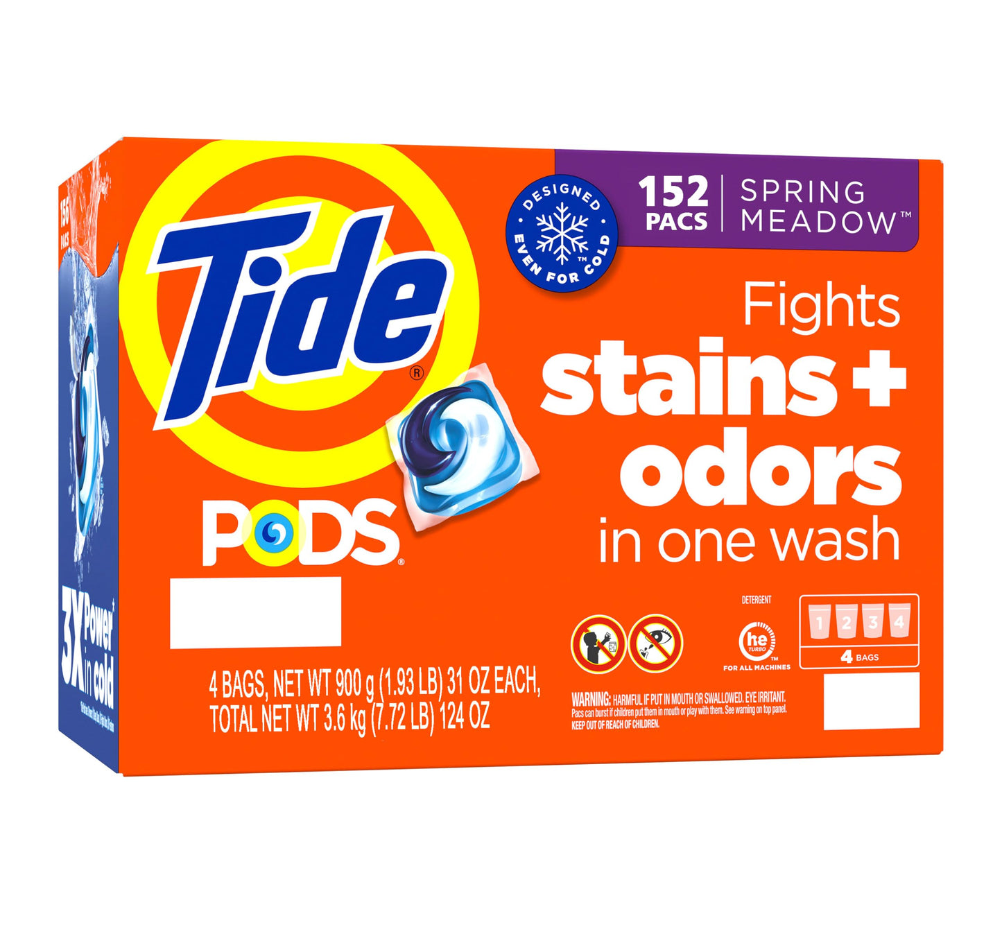 TIDE PODS Spring Meadow Pack of 152, RED