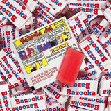 Snacks BAZOOKA Bubble Gum, Original Flavor, Bulk Pack, Old-Fashioned Chewy & Delicious Nostalgic Candy, Individually Wrapped (2 Pounds), Pink