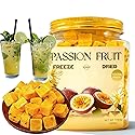 Freeze-Dried Passion Fruit - 7.76oz (220g) Airtight Can | Tangy & Sweet Crunchy Snack. Perfect for Smoothies, Baking, Cocktail Mixology, and Tea