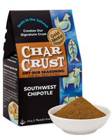 Char Crust Dry-Rub Seasonings Southwest Chipotle | All-in-one seasonings | Perfect for Chicken, Fish, Burgers, Steak, Wings | Signature Crust that