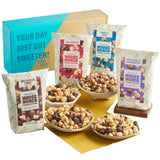 Moose Munch® Premium Popcorn Variety Box - 4 Bags (10Oz Each), Popcorn Variety Pack, Movie Night Snacks, Sweet And Salty Treats