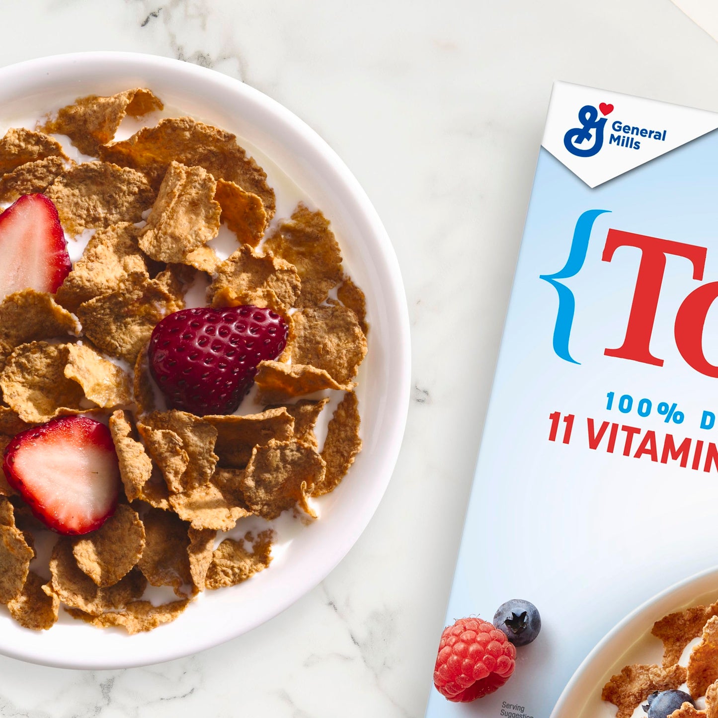 Total Breakfast Cereal, 100% Daily Value of 11 Vitamins and Minerals, Whole Grain Cereal, 16 oz
