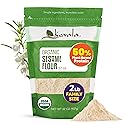 Kevala Organic Sesame Flour - 50% Protein Flour Made with Non GMO Sesame Seeds, With Mild Sesame Flavor, Vegan Protein Source, For Making Bread