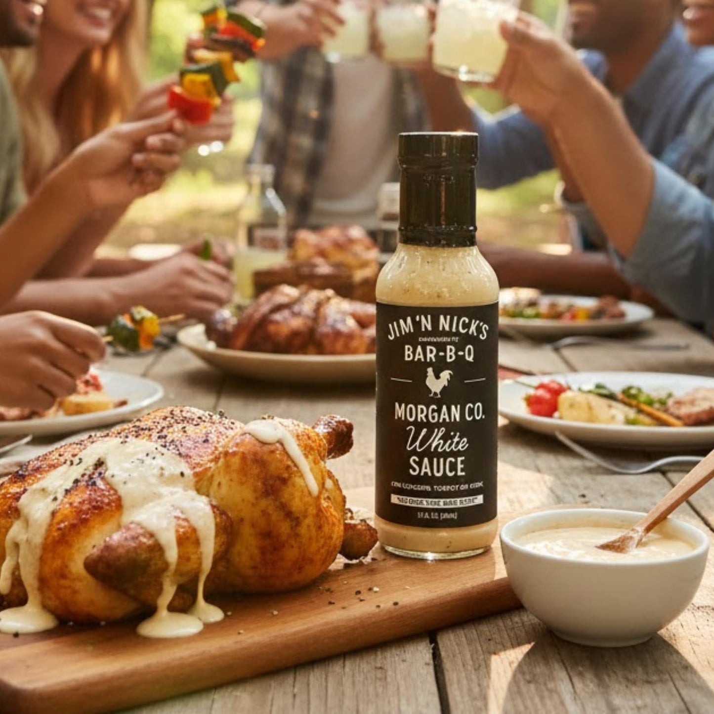 Jim N Nicks World Famous Southern Recipe Bar-B-Q, White Sauce, 12 oz, 1 Pack