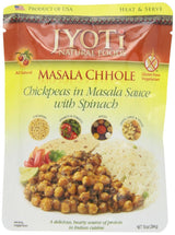 Jyoti Masala Chhole, 6 pouches of 10 oz each, All Natural, Product of USA, Gluten Free, Vegan, NON GMO, BPA Free, Halal