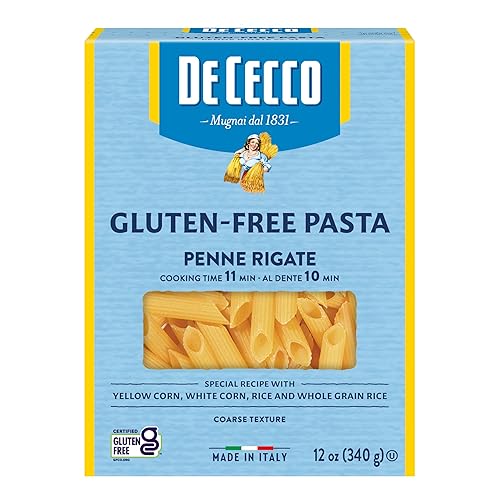 De Cecco Penne Rigate Gluten Free, 12 Ounces (Pack of 6)