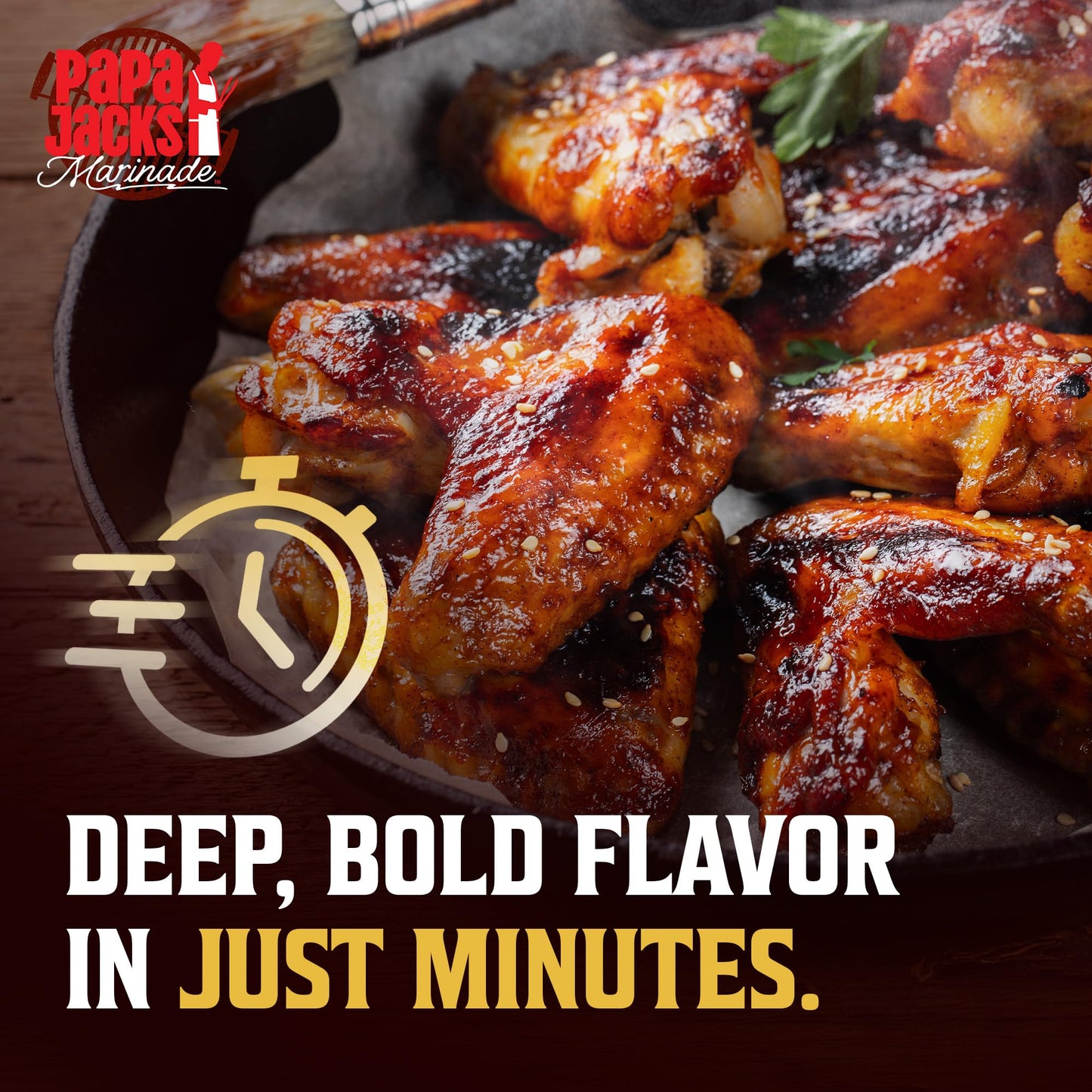 Papa Jacks Maple Bourbon Marinade, 13oz - Marinates in Minutes, Low Sodium Beef Marinade Sauce for Grilling, Roasting, Pan-Searing (2 Pack, Maple