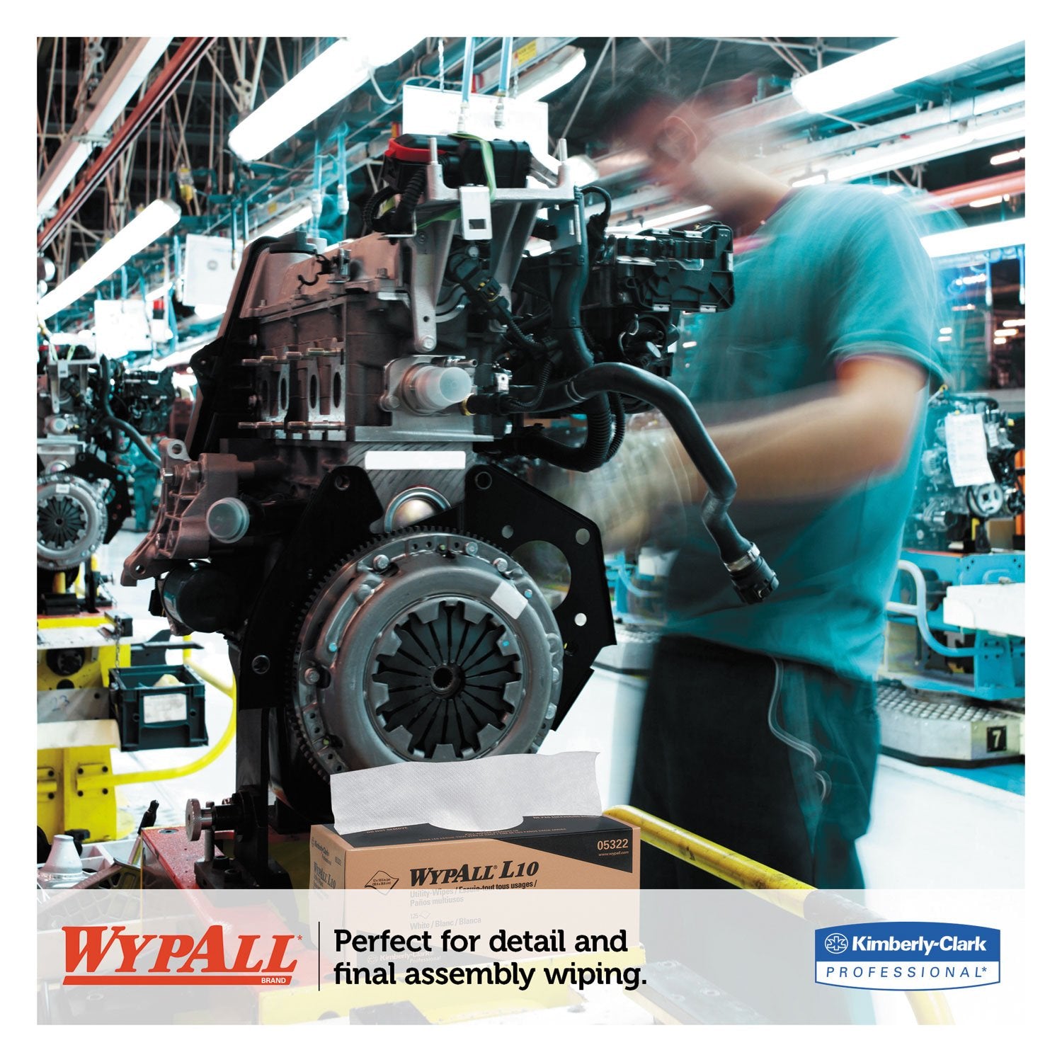 Wypall L10 Utility Wipes - 120 Wipes per Pack