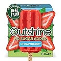 Outshine No Sugar Added Strawberry Fruit Ice Bars, 14.7 Fl Oz (Frozen)