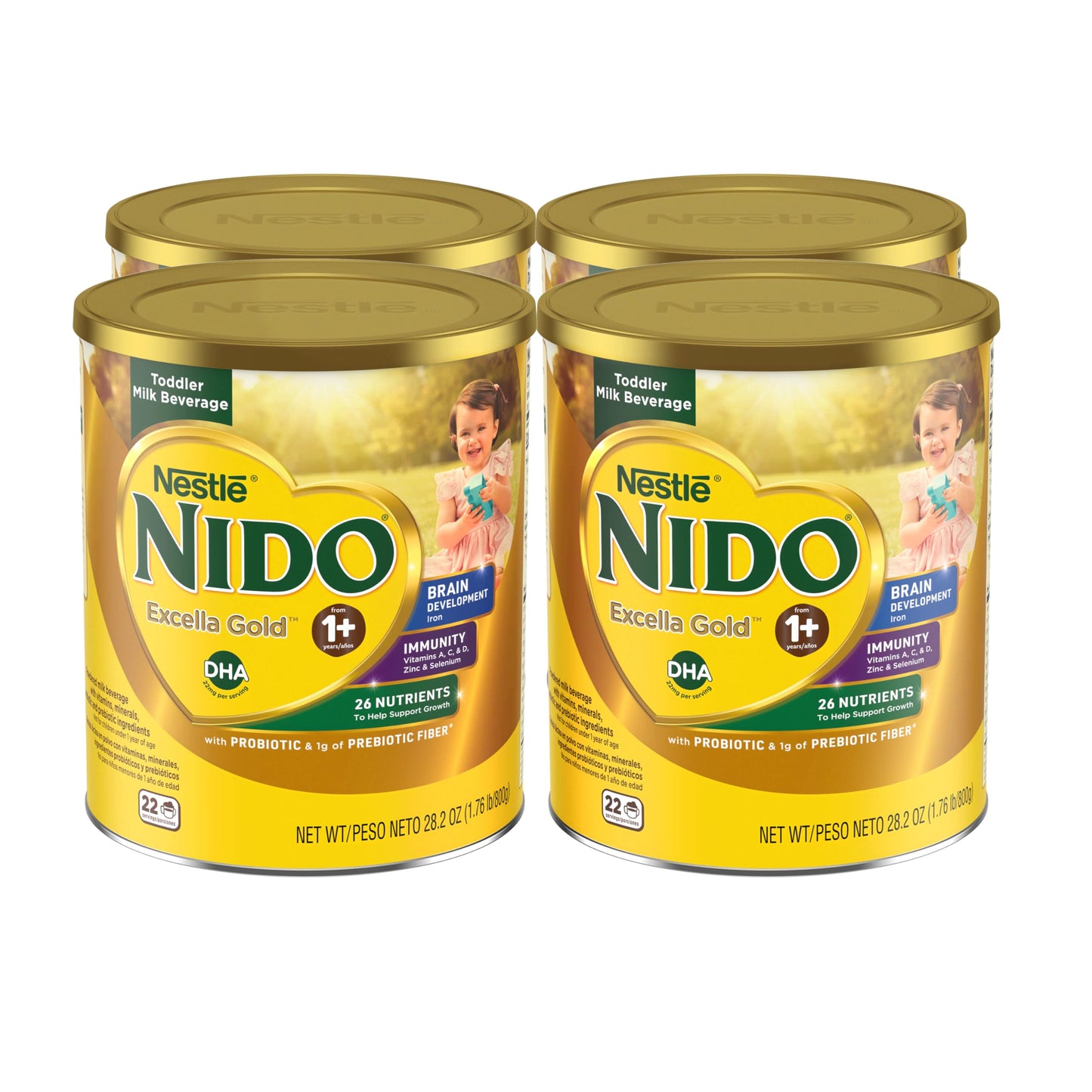 Nido Excella Gold Original Milk Powder 4 Pack Of 800G