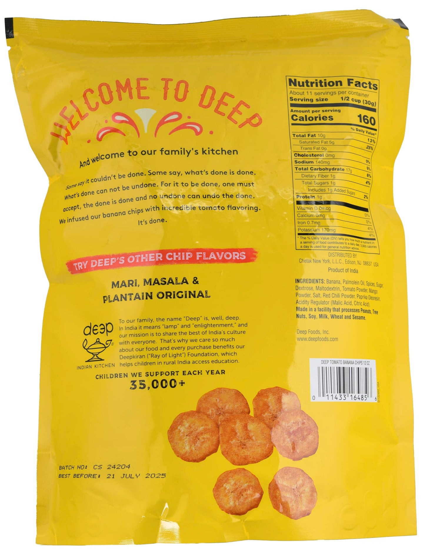 Round BananaChips Tomato 12oz