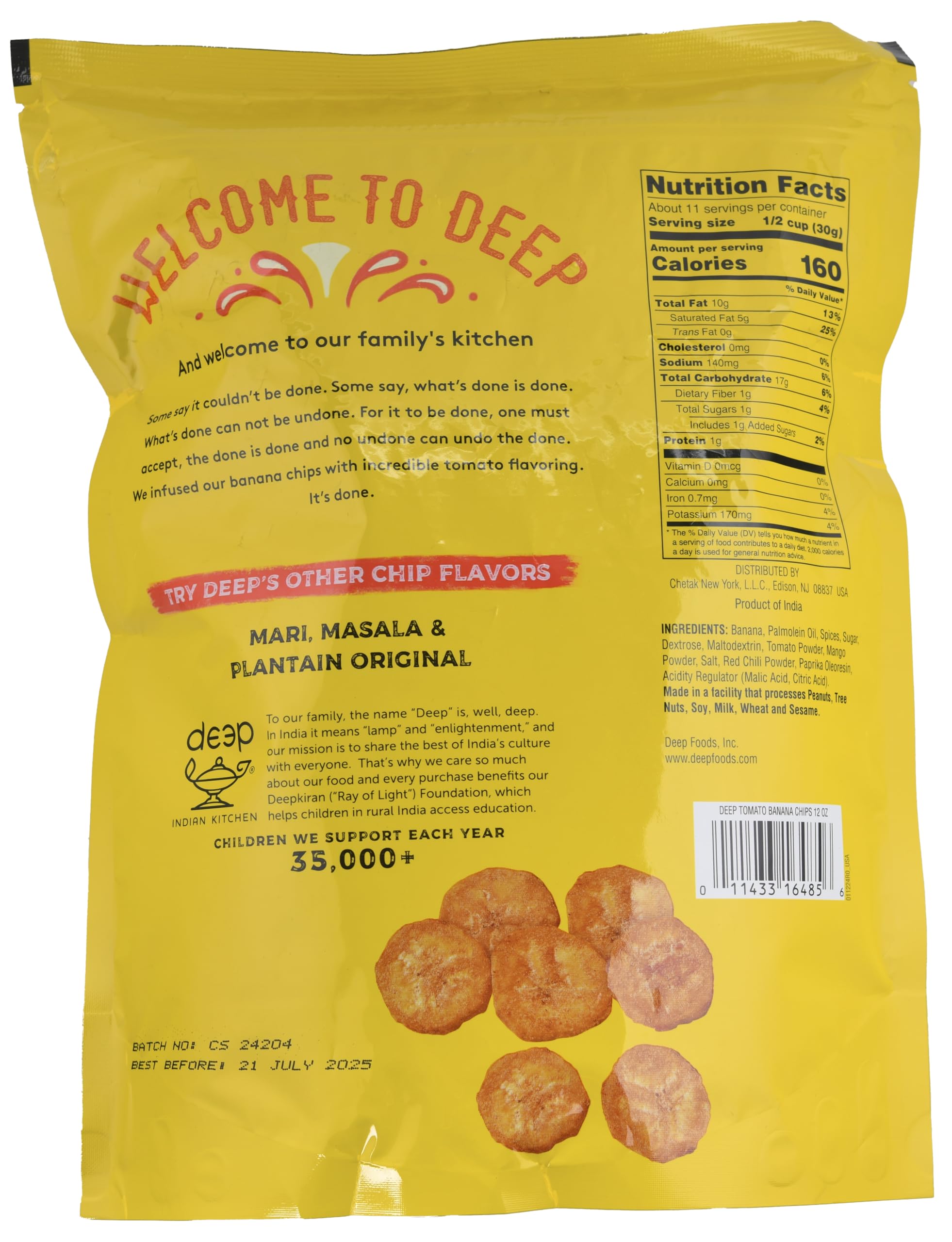 Round BananaChips Tomato 12oz