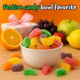 Fruit Slices - 2 Pound Bulk Pack (65 Count) - Assorted Fruit Jelly Candy - Unwrapped Wedges - Old Fashioned Jelly Candy for Gifting, Snacking