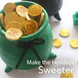 R.M. Palmer Milk Chocolate Gold Coin Half Dollars, Bulk Bag, Fun Sized, Treats, Candy, and Snacks (5 Pound (Pack of 1))