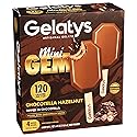 Gelatys Frozen Bars Gems Mini Gelato Chocolate Hazelnut, 6 Fl Oz
