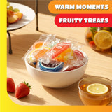 Fruit Slices - 2 Pound Pack - 60 Count - Jelly Candy - Individually Wrapped Fruit Slices - Assorted Flavors - Gelatin Free Candy for Gift Baskets