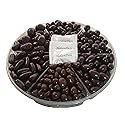 HolanDeli Dark Chocolate Covered Almonds, Pistachios, Hazelnuts, Cranberries, Cashews Gift Basket, 2.3lb