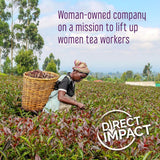 Purpose Tea, Blood Orange - Bottled Iced Tea, All Natural Brewed Organic Purple Leaves, Unsweetened, Pure, Non-GMO, High in Antioxidants