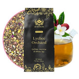MyRoyalte Exquisite Jasmine Lychee White Tea Blend - 1.3 oz Fragrant White Tea Infused with Sweet Jasmine and Refreshing Lychee Flavors - 100% Natural