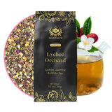 MyRoyalte Exquisite Jasmine Lychee White Tea Blend - 1.3 oz Fragrant White Tea Infused with Sweet Jasmine and Refreshing Lychee Flavors - 100% Natural