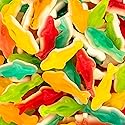 Gummy Sharks | 1-Pound Bag | Dye Free ?andy | Assorted Fruit Gummy Candy | Shark Gummies for Goodie Bags, Gifting & Snacking | Strawberry, Lemon
