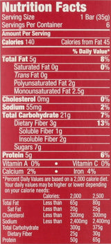 Kashi Chewy Granola Bars, Fiber Bars, Vegan Snacks, Trail Mix, 7.4oz Box (6 Bars)