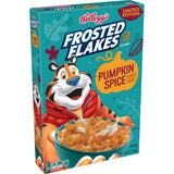 Kellogg's Frosted Flakes Cold Breakfast Cereal, 7 Vitamins and Minerals, Limited Edition, Pumpkin Spice, 10.6oz Box (1 Box)