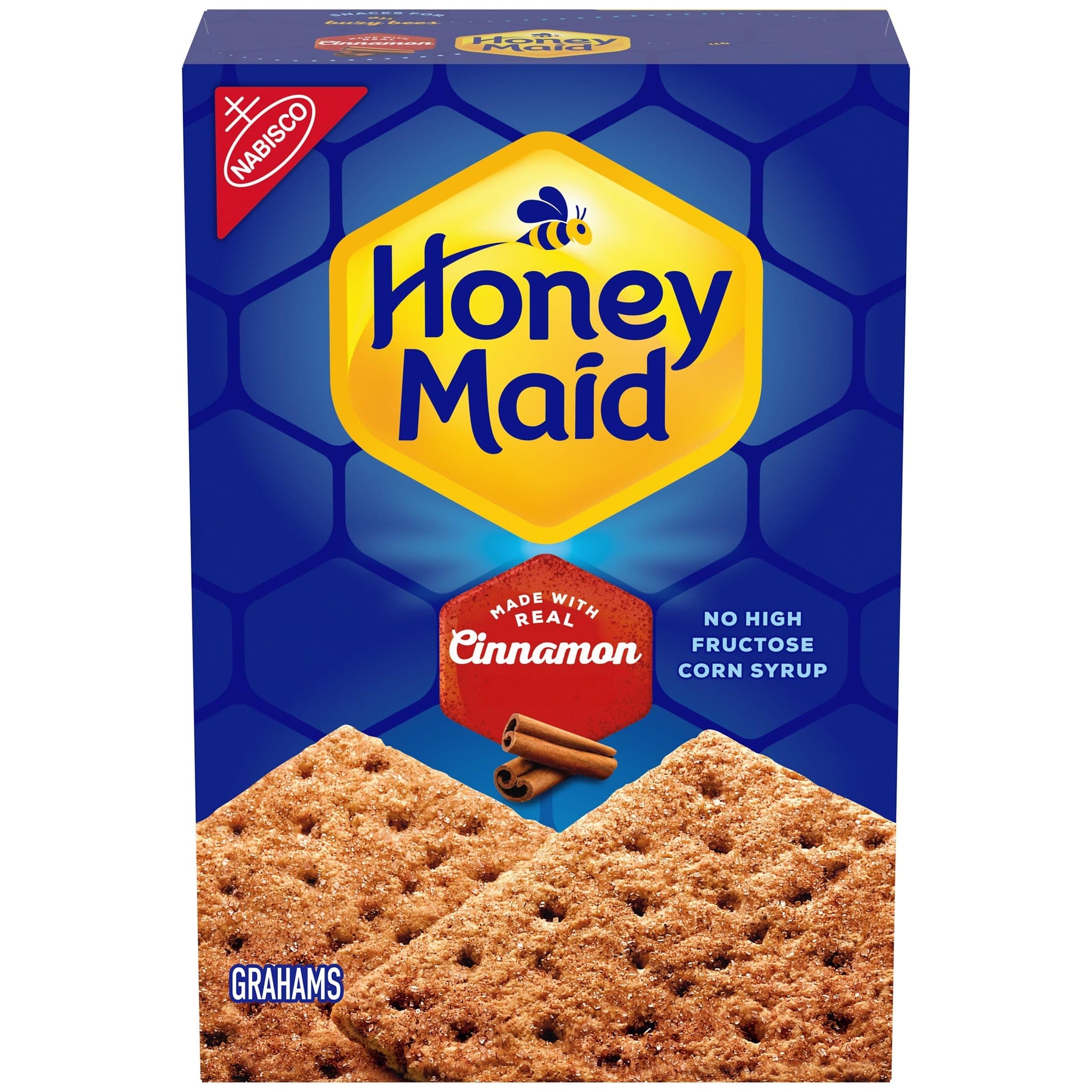 Honey Maid, Cinnamon Graham Crackers, Lunch Snacks, 14.4 Ounce