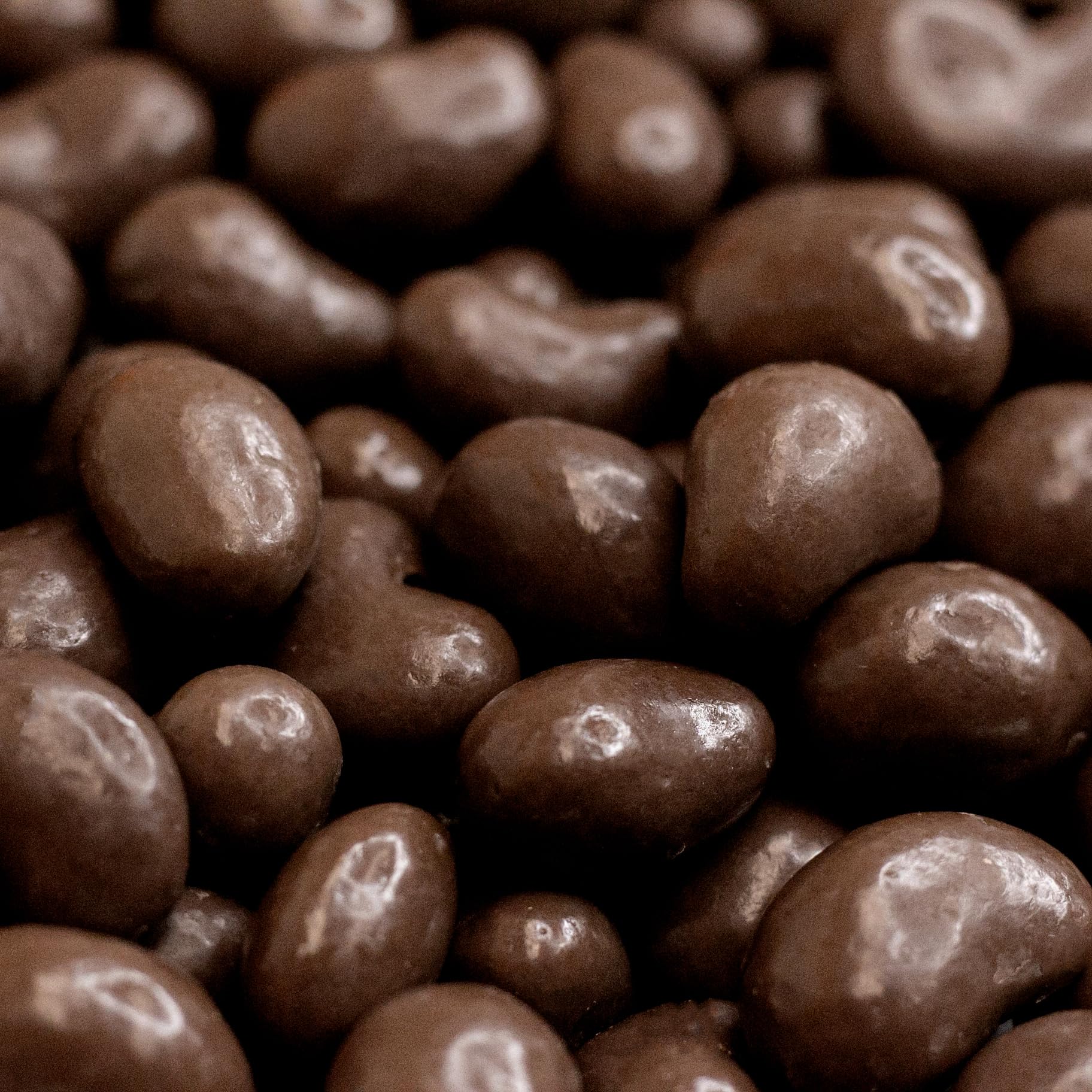 Dark Chocolate Covered Cashews 2-Pound Bag | Bulk Dark Chocolate Nuts | Coated Roasted Cashews for Snacking, Gifting, Office Candy Jars & Dessert