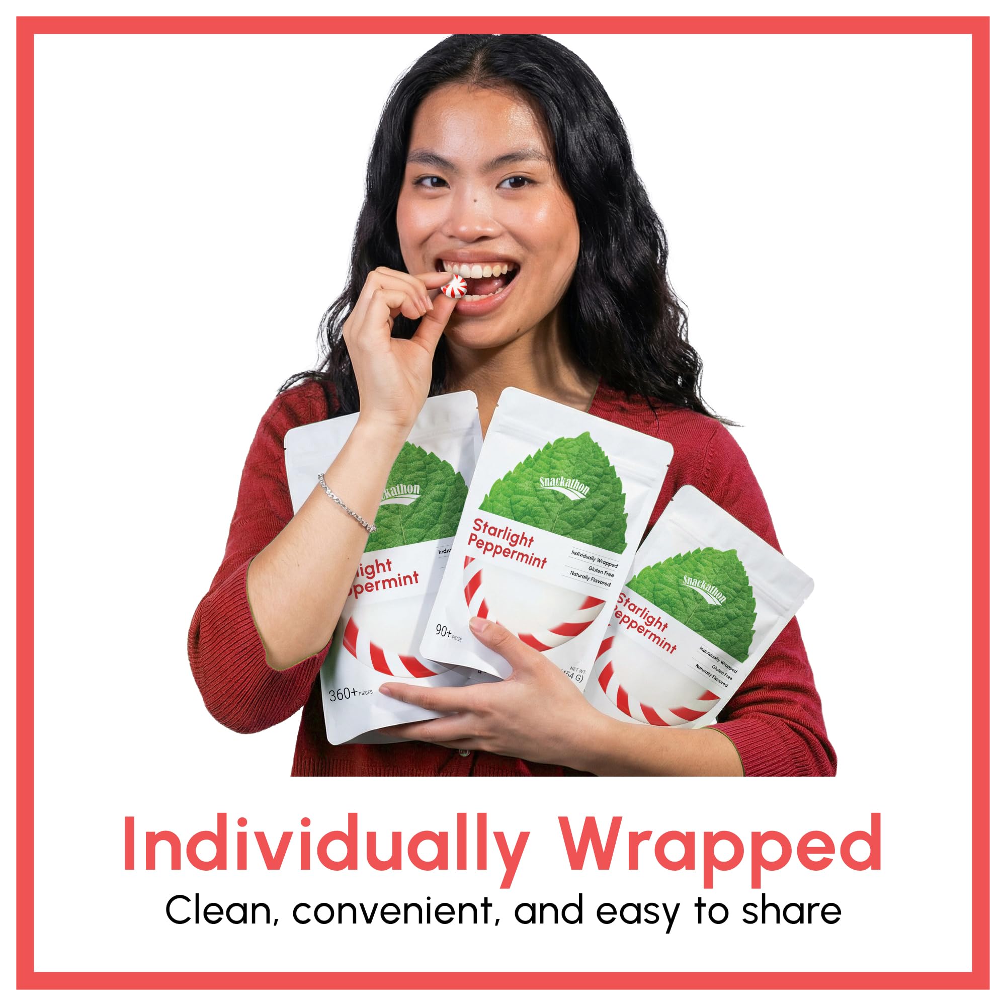 Starlight Candy, Individually Wrapped (Peppermint, 4 Pound)