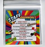 Staff Emergency Treat Pack (Set of 50) Employee Appreciation Goody Bags Gifts