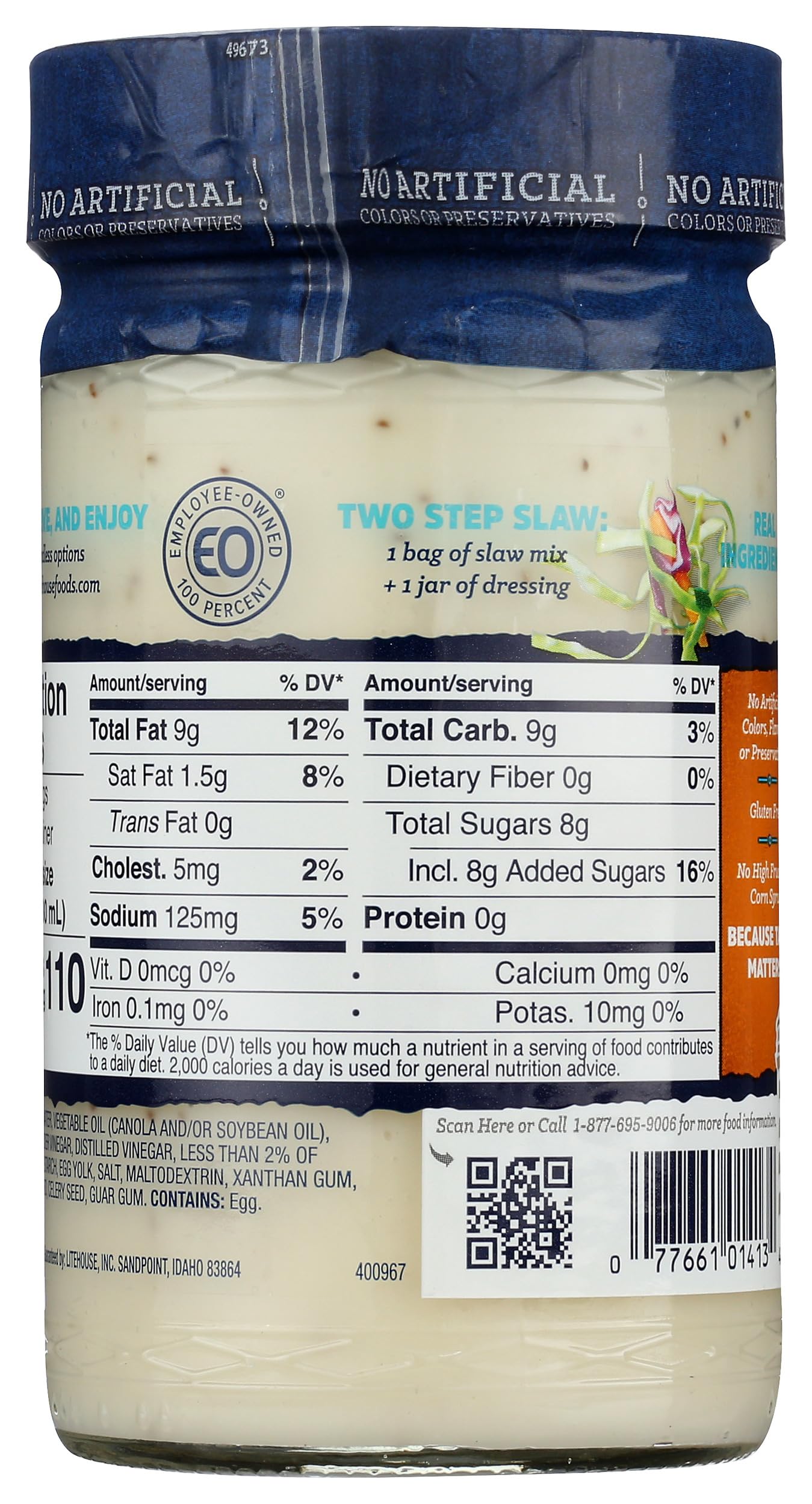 Litehouse, Cole Slaw Dressing, 13 oz