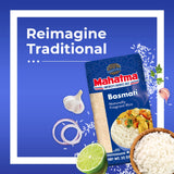 Mahatma Indian Basmati, 32-Ounce Bag of Rice, Fluffy, Floral, and Nutty-Flavored Rice, Stovetop or Microwave