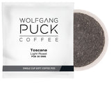 Wolfgang Puck Coffee Toscana, 9.5 Gram soft Pods, 18 Count (Pack of 3)