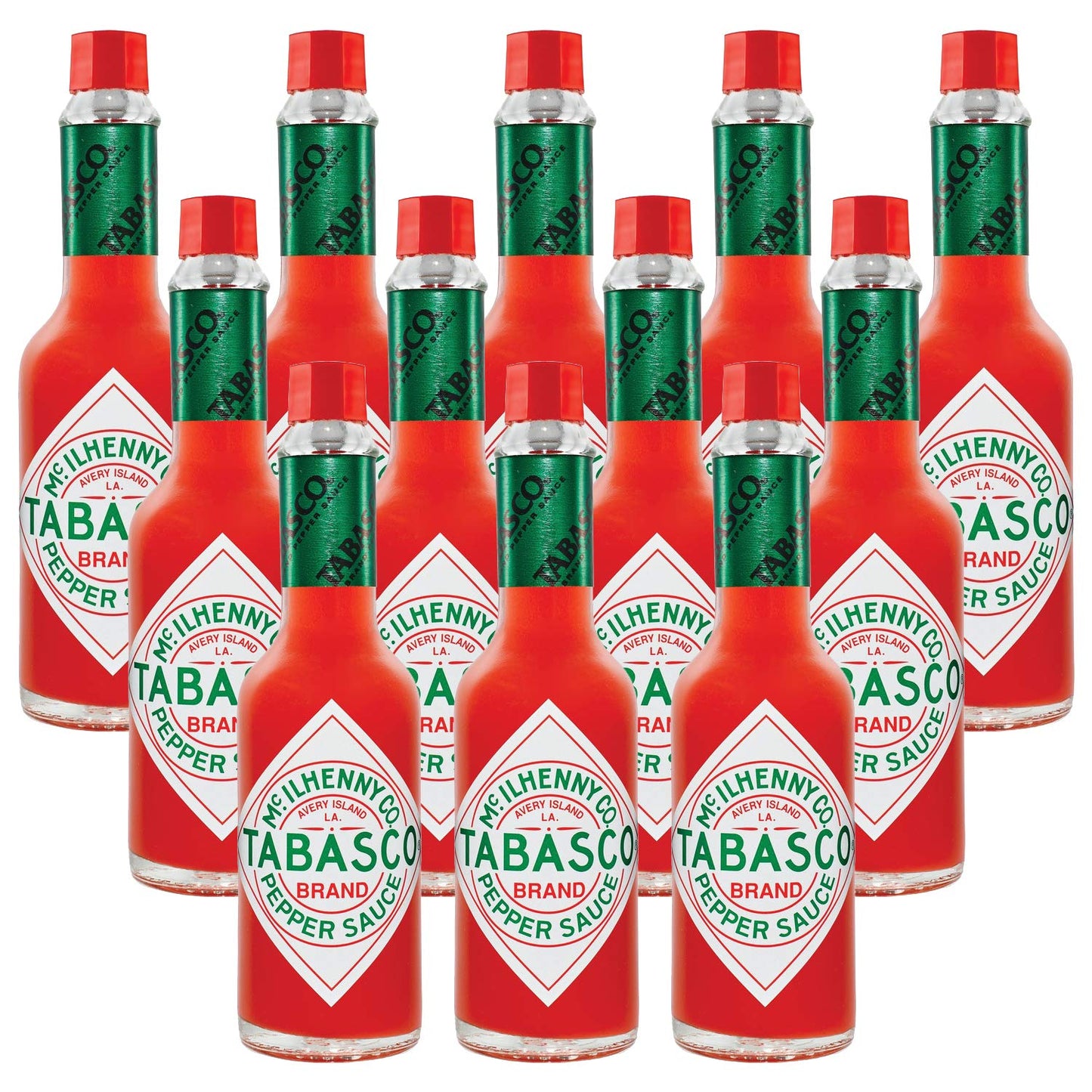 Tabasco Pepper Sauce, 12 x 60 ml