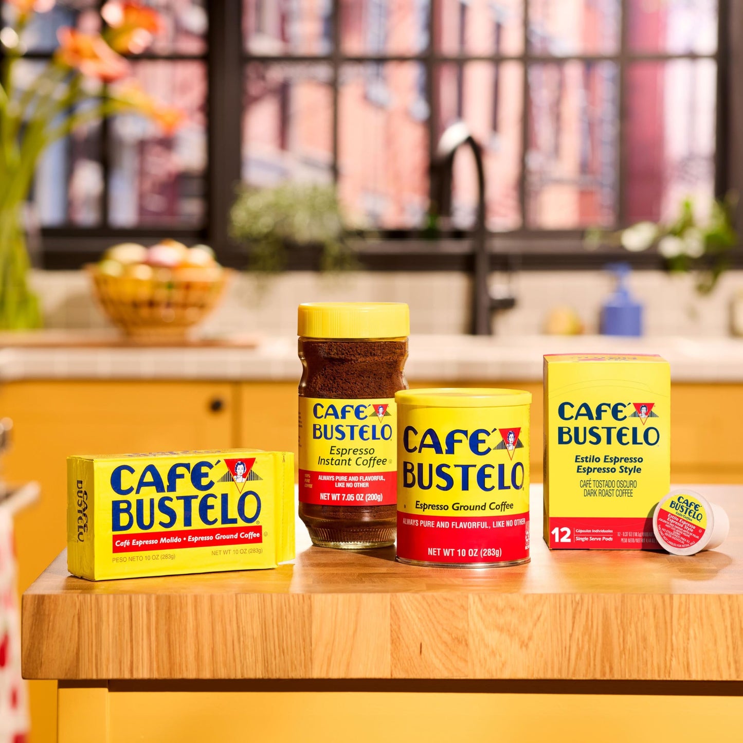 Café Bustelo Espresso Style Dark Roast, Single Serve Coffee Pods, 12 Count (Pack of 1)