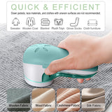 Lint Remover Electric, Bobble Remover Rechargeable with 1 Spare Shaving Blade, Portable Fabric Fluff Shaver