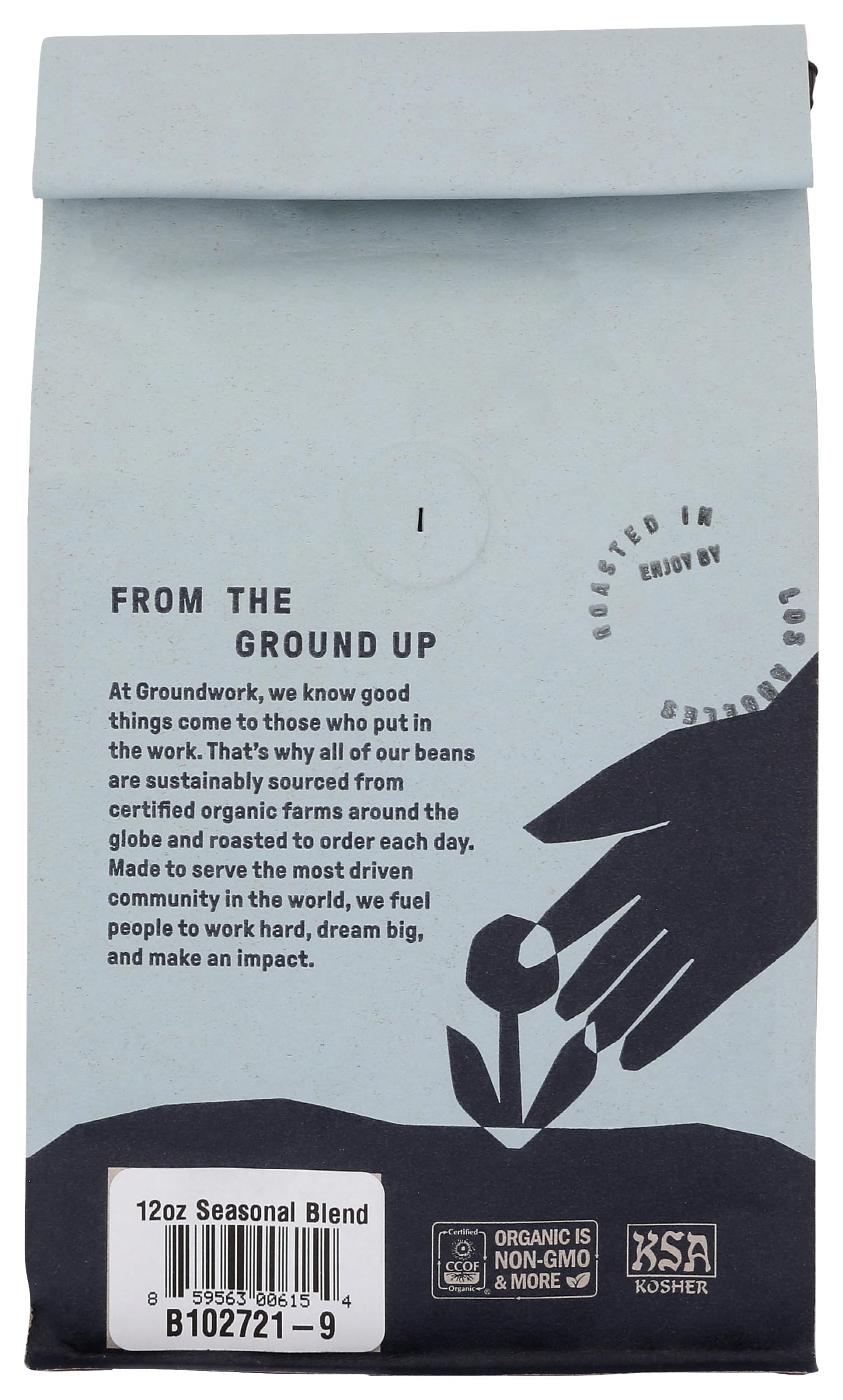 GROUNDWORK COFFEE CO Holiday Blend, 12 OZ