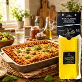 Sanniti by Irollo Gluten Free Curly Lasagna Pasta 17.6 oz, Corn & Rice Blend, Bronze Drawn - Authentic Italian Pasta Made in Italy