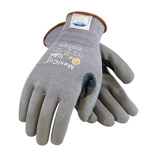 ATG 19-D470/XXL MaxiCut Dyneema Engineered Yarn And Nylon Cut Resistant Gloves With Micro-Foam Nitrile Coating