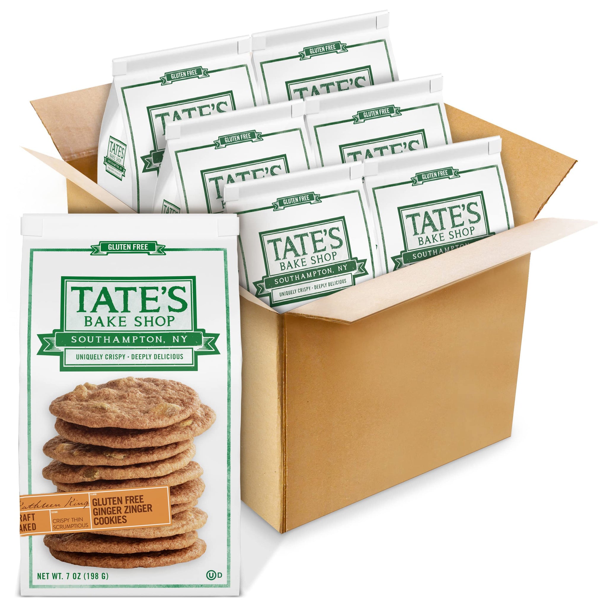 Tate's Bake Shop 6 Pack Gluten Free Ginger Zingers