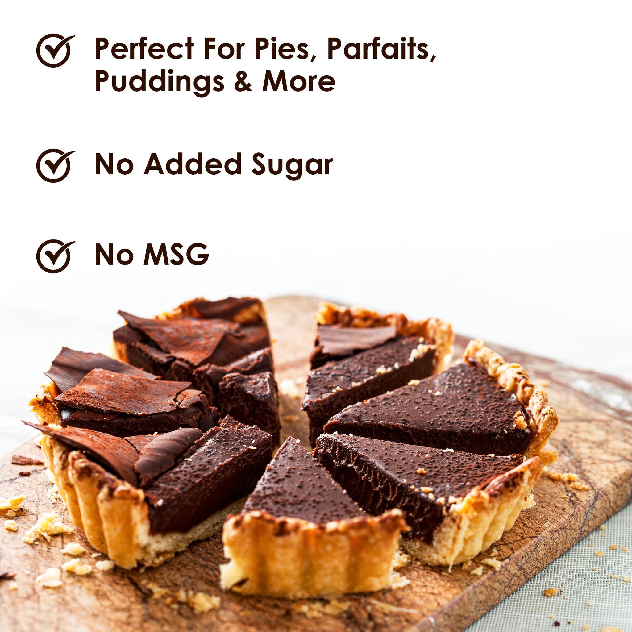 Rawleigh Chocolate Pie Filling & Dessert Mix (14.1 oz / 400g) - Makes Up to 6 Rich Homemade-Style Sumptuous Pies - Gluten Free, Kosher & Vegetarian