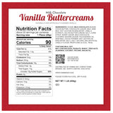 Fannie May Milk Chocolate Vanilla Buttercreams Signature Wrap 1 lb. Box - Gift Basket with Gift Tag & Insulated Box