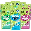 Crunchy Roasted Edamame Beans Snack (Variety Flavor 10 Pack) Healthy High Protein Snacks for adult and Kids, Gluten free, Low Carb, Keto Vegan