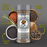 Dan-O’s Seasoning Variety Pack - 3 Bottle Set (Extra-Small) - Lemon Pepper, Original & Preem-O - All Purpose Spice Blends for Chicken, Seafood, Steak