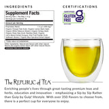 The Republic of Tea - Beauty Brain Beautifying Botanicals Lemon Balm Kiwi Tea, 36 Tea Bags, Herbal Blend, Caffeine Free, Gluten Free