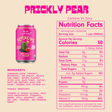 De La Calle Tepache - Cactus Prickly Pear - Modern Mexican Soda - Craft Fermented Pineapple Sparkling Beverage - Certified Organic, Non-Alcoholic