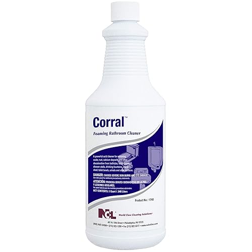 National Chemical Laboratories CORRAL Foaming Bathroom Cleaner 12/32 oz (1 Qt.) Case (NCL1740)