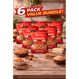 AviNuts Butter Toffee Peanuts, Sweet & Salty Toffee Coated Whole Peanuts, Single Serve Snack Bags, 2.5 oz (Pack of 6)