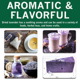 SPICES VILLAGE Dried Lavendar, Dried Lavender Buds, 2 oz, Herbal Tea, Potpourri, Wedding Confetti, Pillow - Kosher, Gluten Free, Vegan, Non GMO